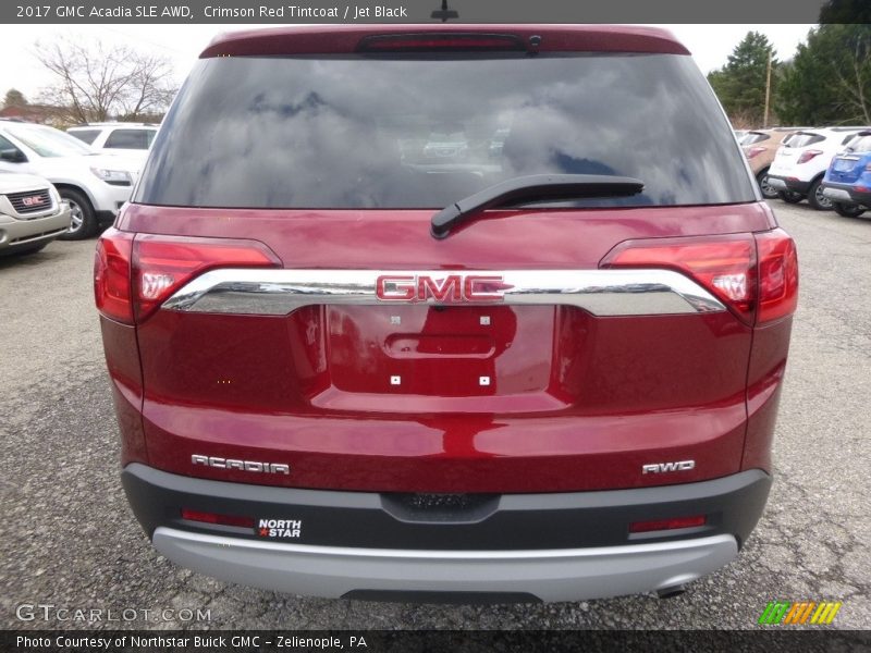 Crimson Red Tintcoat / Jet Black 2017 GMC Acadia SLE AWD