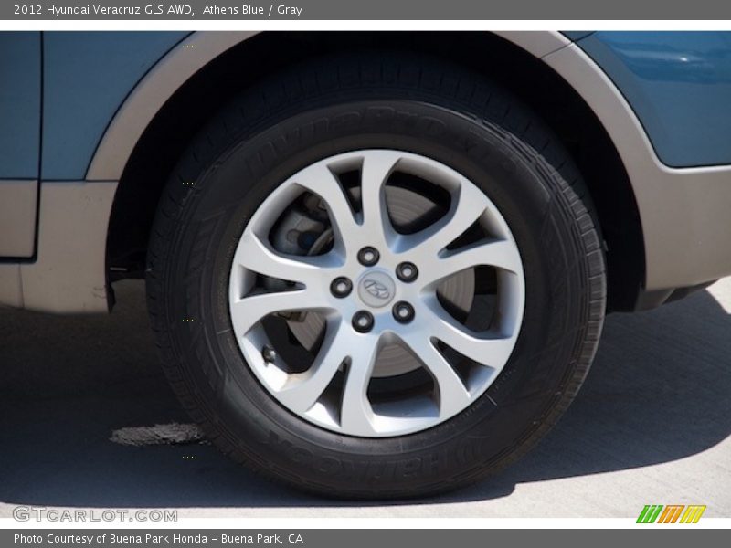 Athens Blue / Gray 2012 Hyundai Veracruz GLS AWD