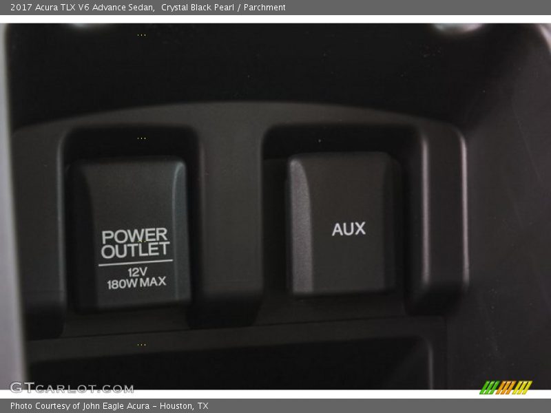 Crystal Black Pearl / Parchment 2017 Acura TLX V6 Advance Sedan