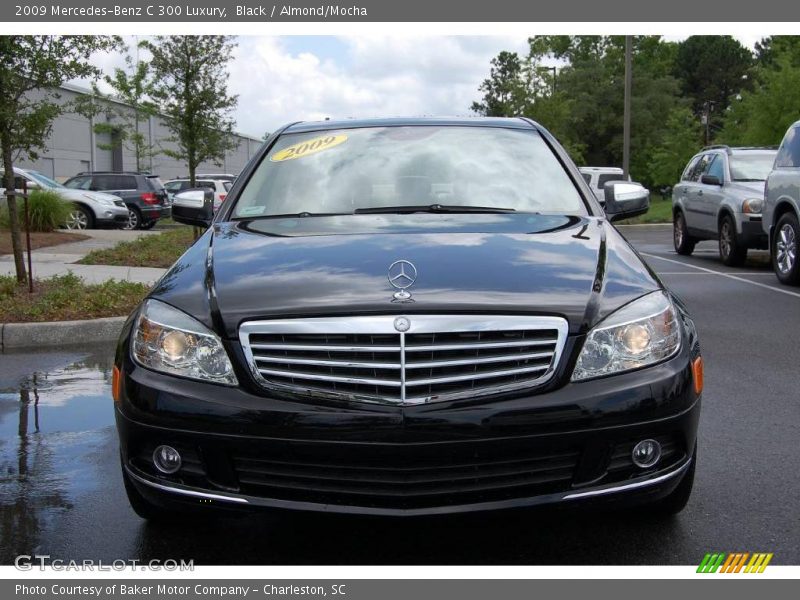 Black / Almond/Mocha 2009 Mercedes-Benz C 300 Luxury