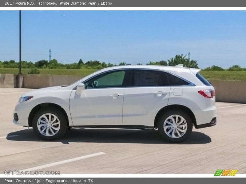 White Diamond Pearl / Ebony 2017 Acura RDX Technology