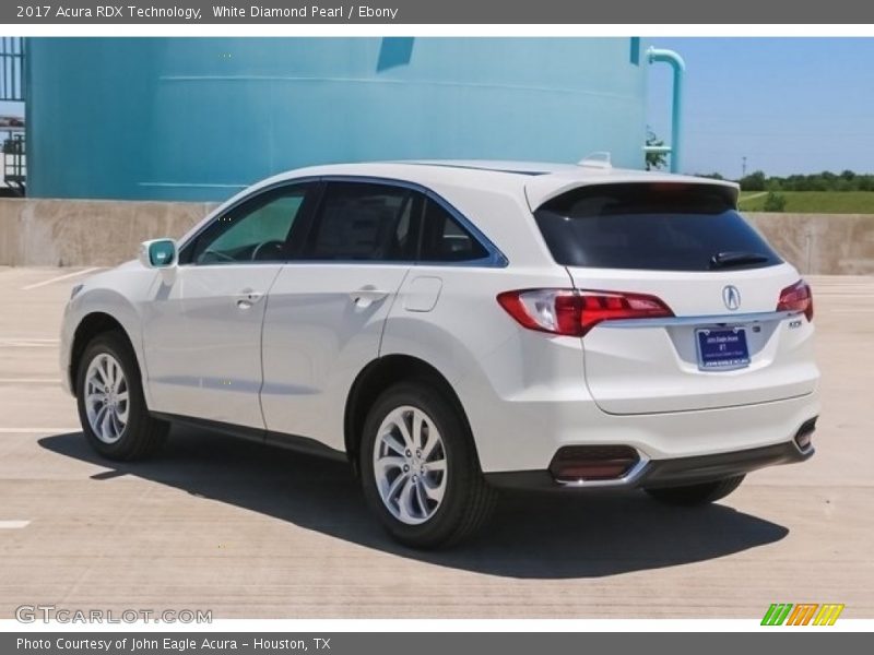 White Diamond Pearl / Ebony 2017 Acura RDX Technology