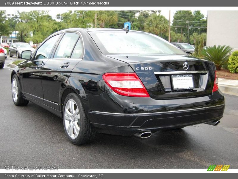 Black / Almond/Mocha 2009 Mercedes-Benz C 300 Luxury