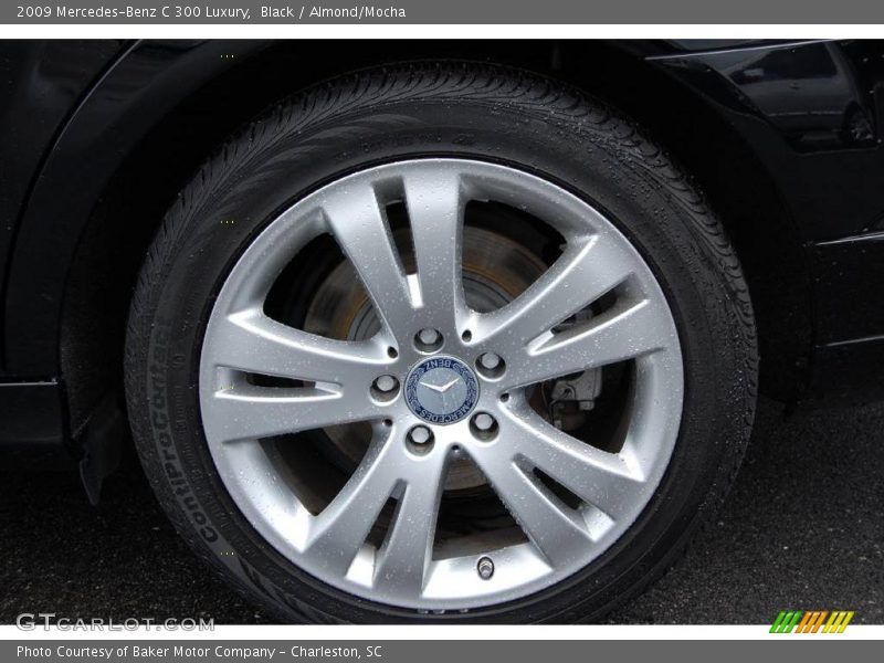 Black / Almond/Mocha 2009 Mercedes-Benz C 300 Luxury