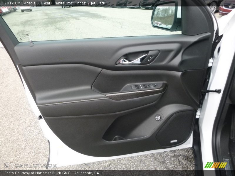 White Frost Tricoat / Jet Black 2017 GMC Acadia SLT AWD