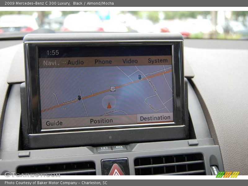 Black / Almond/Mocha 2009 Mercedes-Benz C 300 Luxury