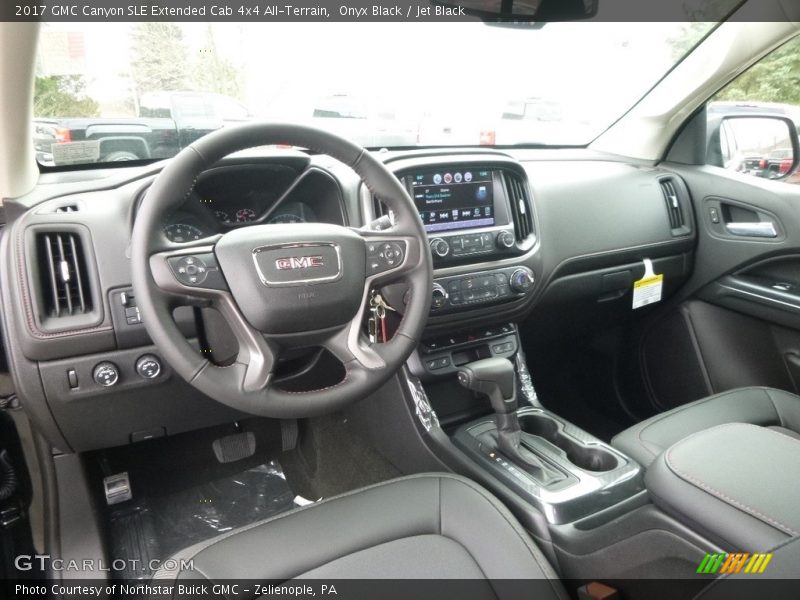 Onyx Black / Jet Black 2017 GMC Canyon SLE Extended Cab 4x4 All-Terrain