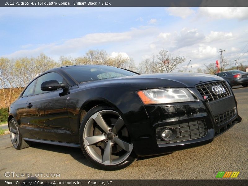 Brilliant Black / Black 2012 Audi S5 4.2 FSI quattro Coupe