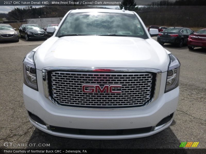White Frost Tricoat / Cocoa/­Dark Atmosphere 2017 GMC Yukon Denali 4WD