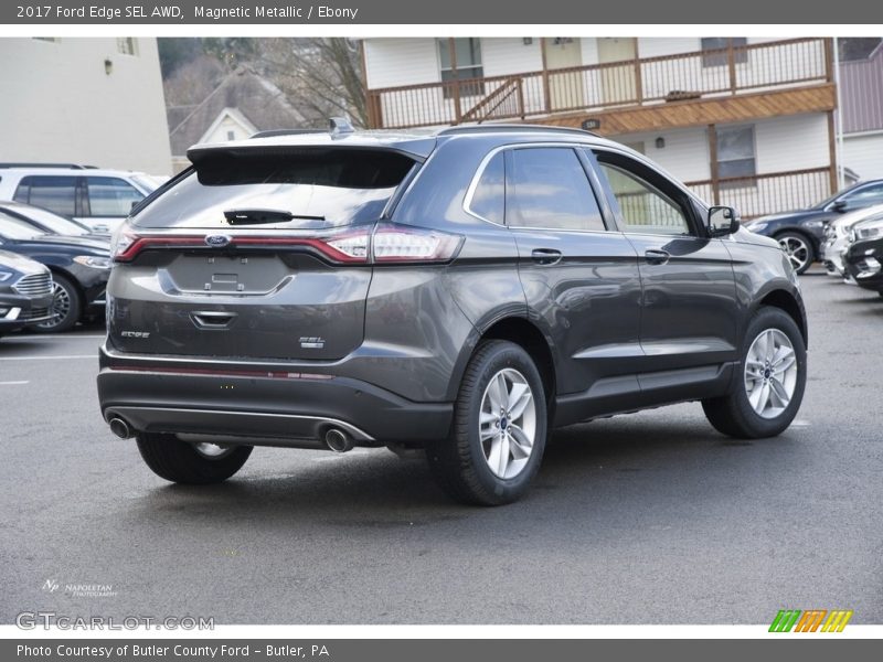 Magnetic Metallic / Ebony 2017 Ford Edge SEL AWD