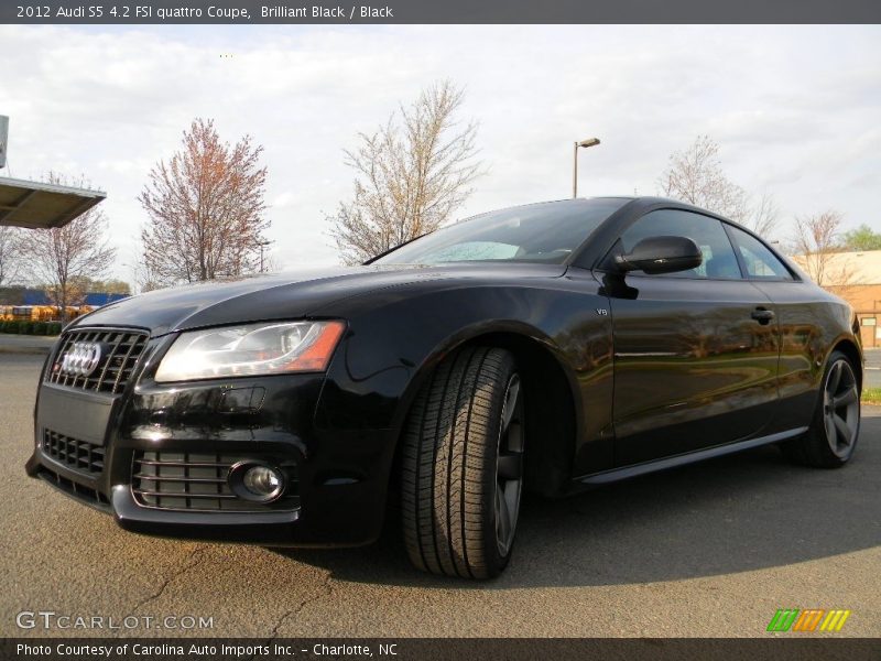 Brilliant Black / Black 2012 Audi S5 4.2 FSI quattro Coupe