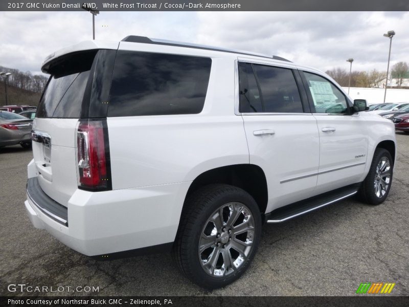 White Frost Tricoat / Cocoa/­Dark Atmosphere 2017 GMC Yukon Denali 4WD