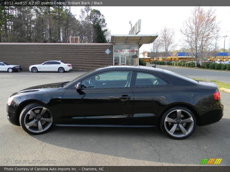 Brilliant Black / Black 2012 Audi S5 4.2 FSI quattro Coupe