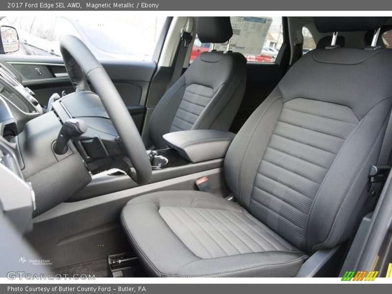 Magnetic Metallic / Ebony 2017 Ford Edge SEL AWD