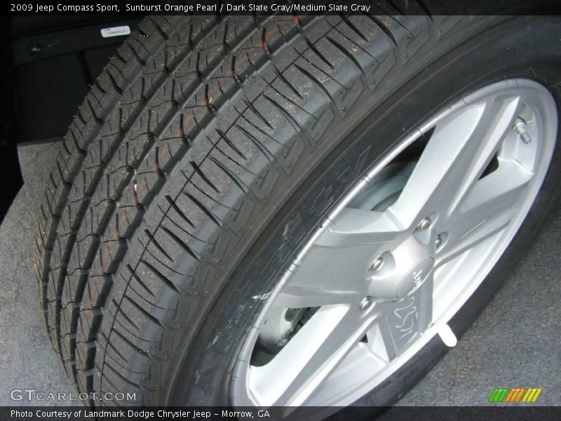 Sunburst Orange Pearl / Dark Slate Gray/Medium Slate Gray 2009 Jeep Compass Sport