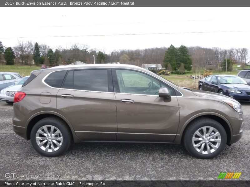 Bronze Alloy Metallic / Light Neutral 2017 Buick Envision Essence AWD
