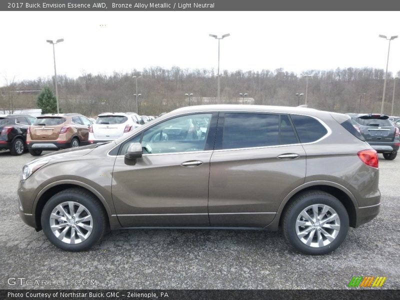 Bronze Alloy Metallic / Light Neutral 2017 Buick Envision Essence AWD