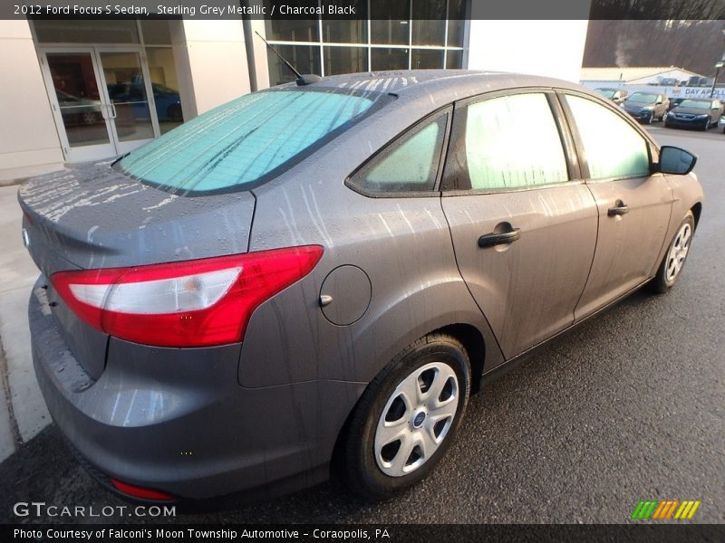 Sterling Grey Metallic / Charcoal Black 2012 Ford Focus S Sedan