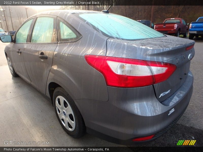 Sterling Grey Metallic / Charcoal Black 2012 Ford Focus S Sedan