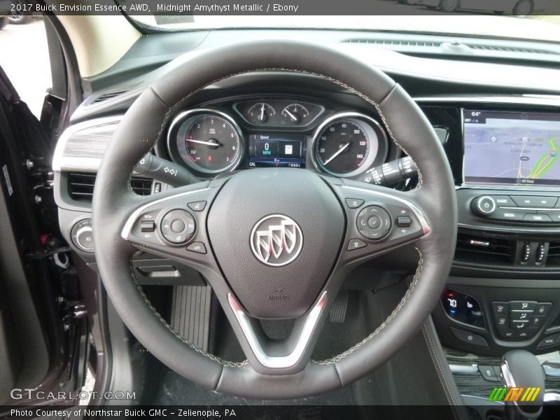 Midnight Amythyst Metallic / Ebony 2017 Buick Envision Essence AWD