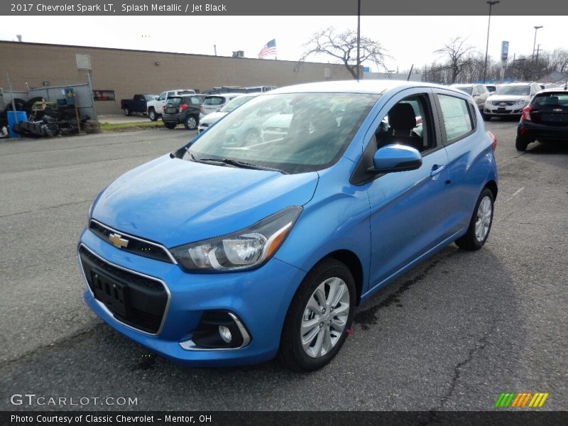 Splash Metallic / Jet Black 2017 Chevrolet Spark LT