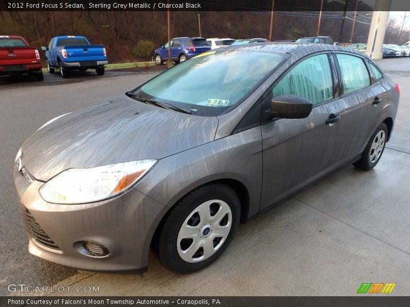 Sterling Grey Metallic / Charcoal Black 2012 Ford Focus S Sedan