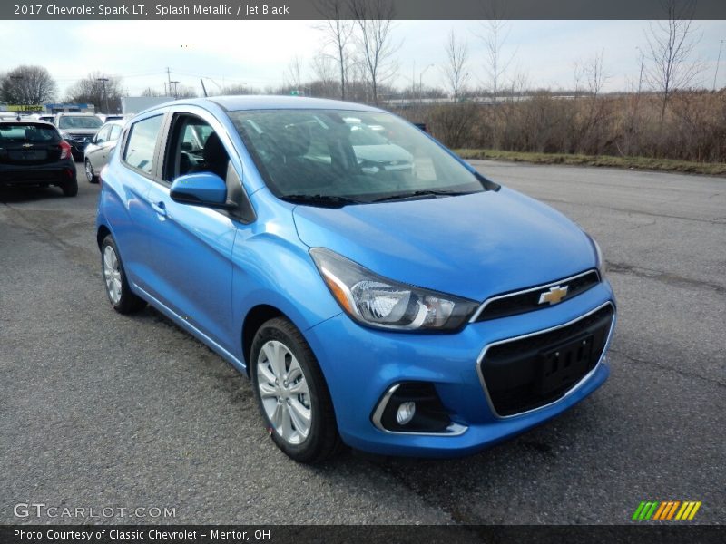 Splash Metallic / Jet Black 2017 Chevrolet Spark LT