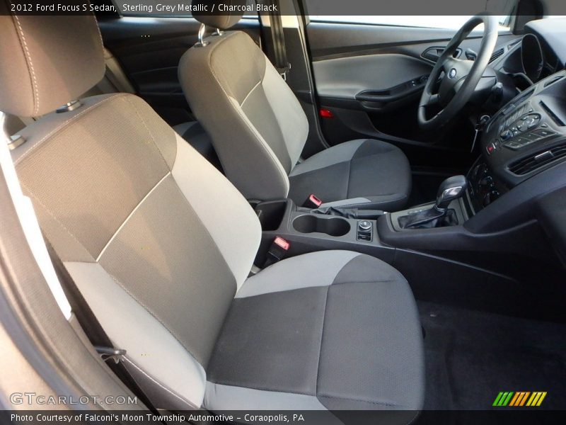 Sterling Grey Metallic / Charcoal Black 2012 Ford Focus S Sedan