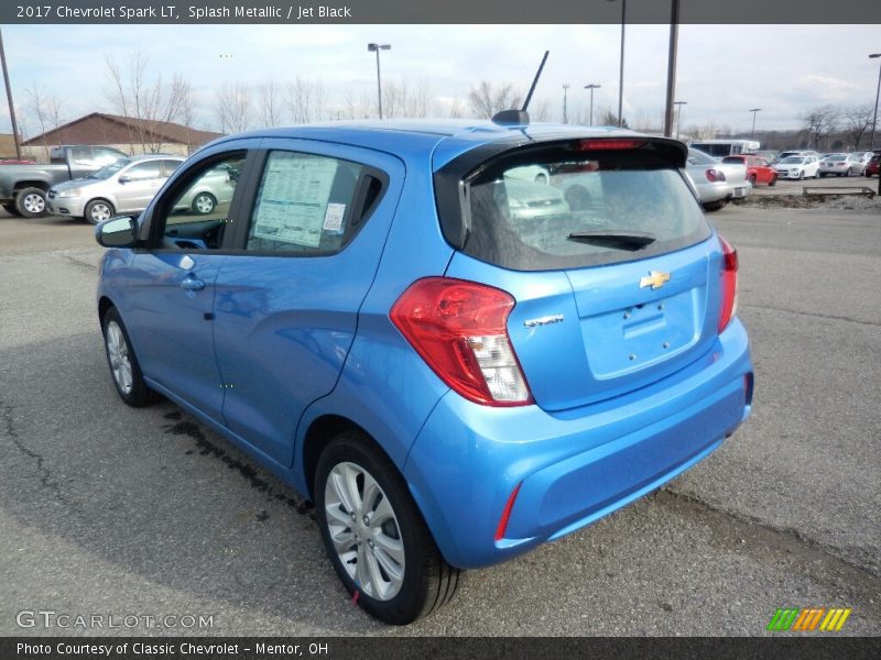 Splash Metallic / Jet Black 2017 Chevrolet Spark LT