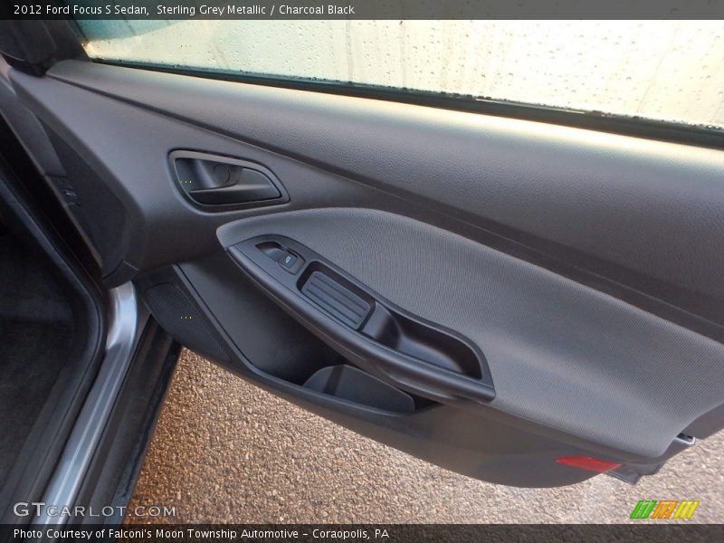 Sterling Grey Metallic / Charcoal Black 2012 Ford Focus S Sedan