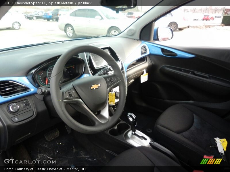 Splash Metallic / Jet Black 2017 Chevrolet Spark LT
