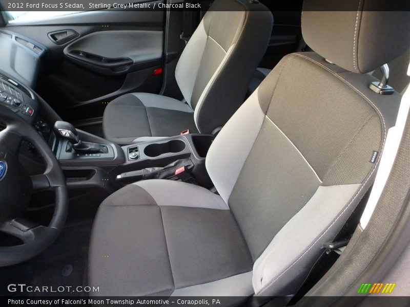 Sterling Grey Metallic / Charcoal Black 2012 Ford Focus S Sedan