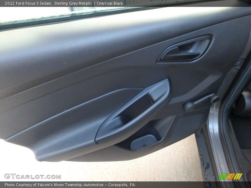 Sterling Grey Metallic / Charcoal Black 2012 Ford Focus S Sedan