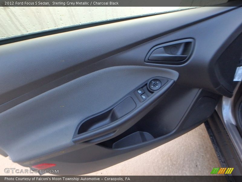 Sterling Grey Metallic / Charcoal Black 2012 Ford Focus S Sedan