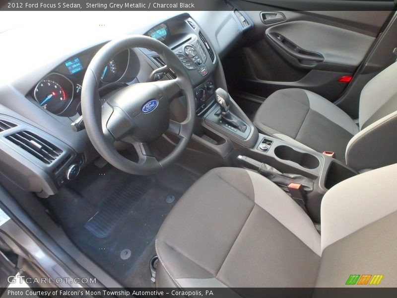 Sterling Grey Metallic / Charcoal Black 2012 Ford Focus S Sedan