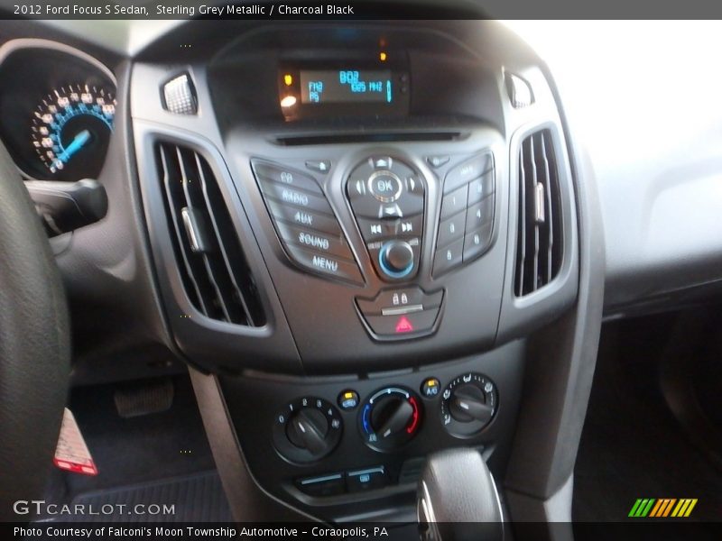 Sterling Grey Metallic / Charcoal Black 2012 Ford Focus S Sedan