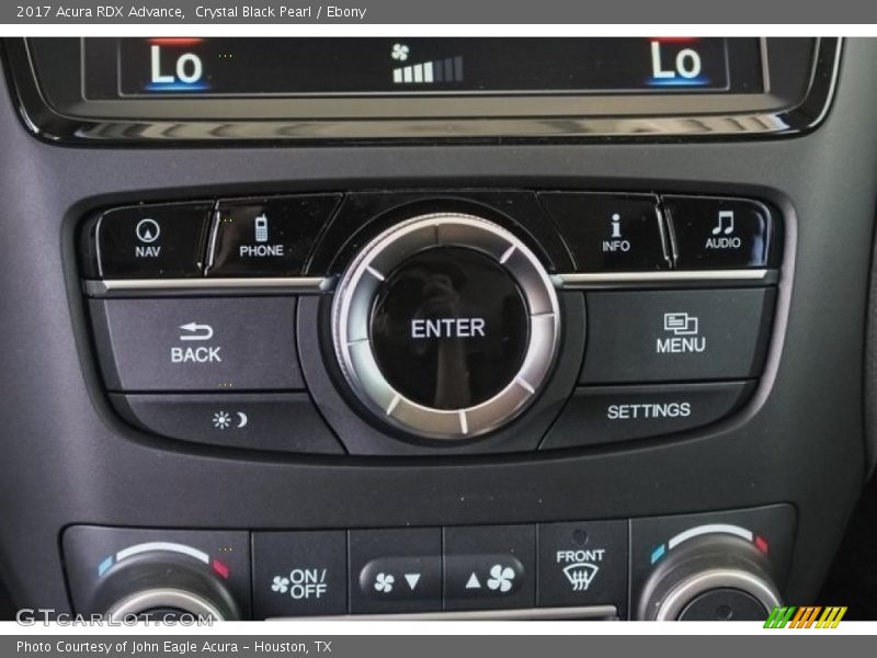 Crystal Black Pearl / Ebony 2017 Acura RDX Advance