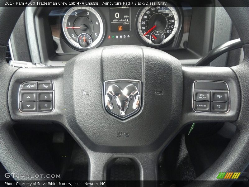  2017 4500 Tradesman Crew Cab 4x4 Chassis Steering Wheel