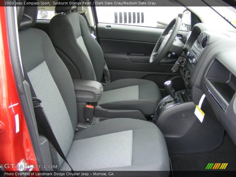 Sunburst Orange Pearl / Dark Slate Gray/Medium Slate Gray 2009 Jeep Compass Sport