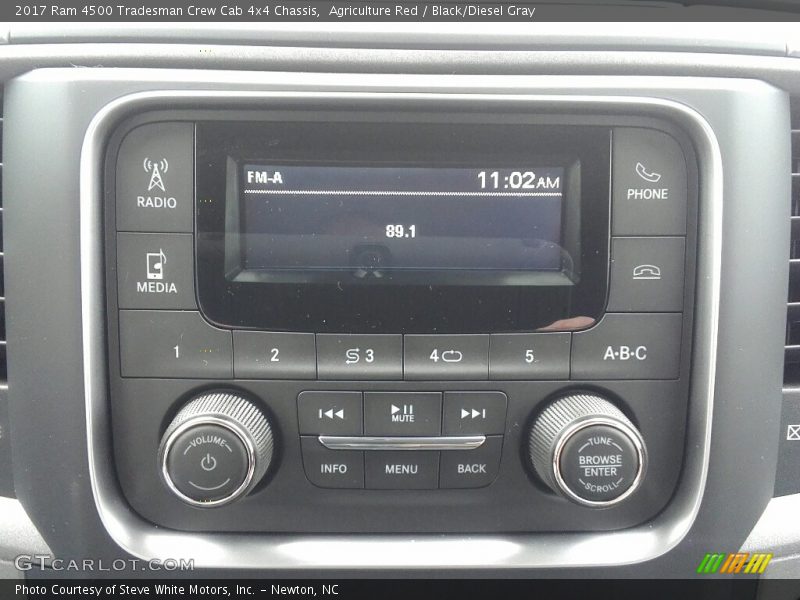 Controls of 2017 4500 Tradesman Crew Cab 4x4 Chassis