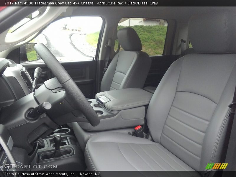 Front Seat of 2017 4500 Tradesman Crew Cab 4x4 Chassis