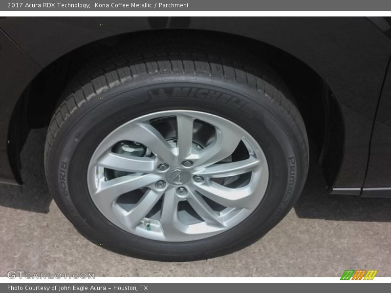 Kona Coffee Metallic / Parchment 2017 Acura RDX Technology