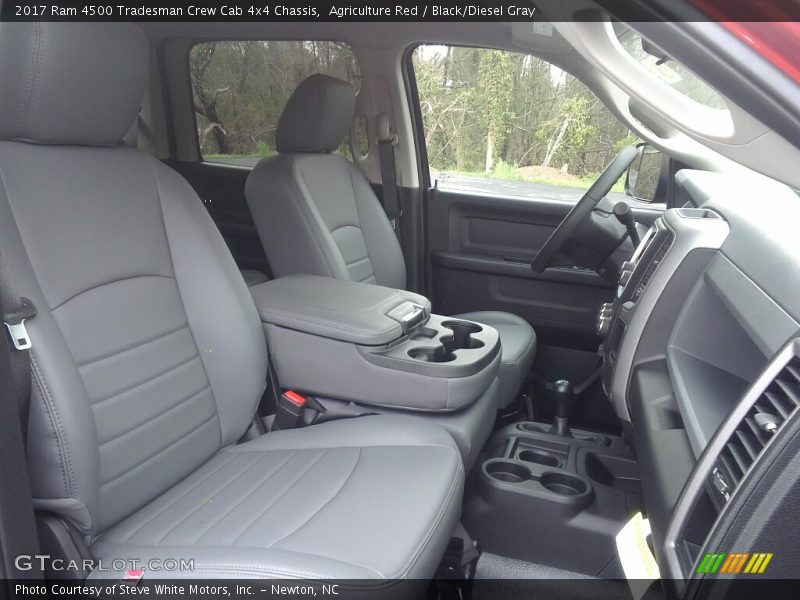 Agriculture Red / Black/Diesel Gray 2017 Ram 4500 Tradesman Crew Cab 4x4 Chassis