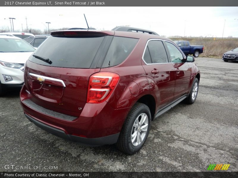 Siren Red Tintcoat / Jet Black 2017 Chevrolet Equinox LT