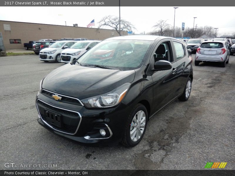 Mosaic Black Metallic / Jet Black 2017 Chevrolet Spark LT