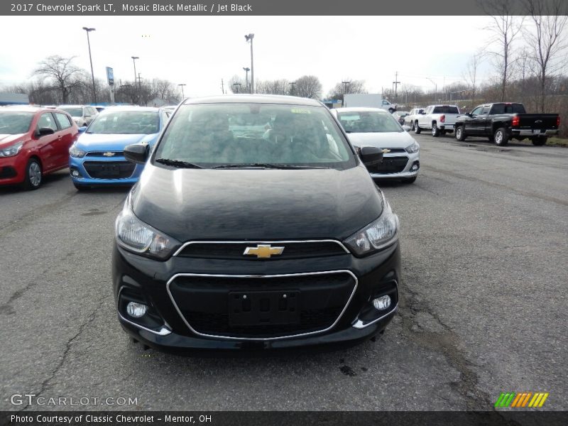 Mosaic Black Metallic / Jet Black 2017 Chevrolet Spark LT