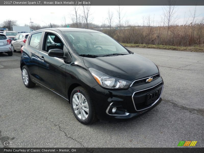 Mosaic Black Metallic / Jet Black 2017 Chevrolet Spark LT