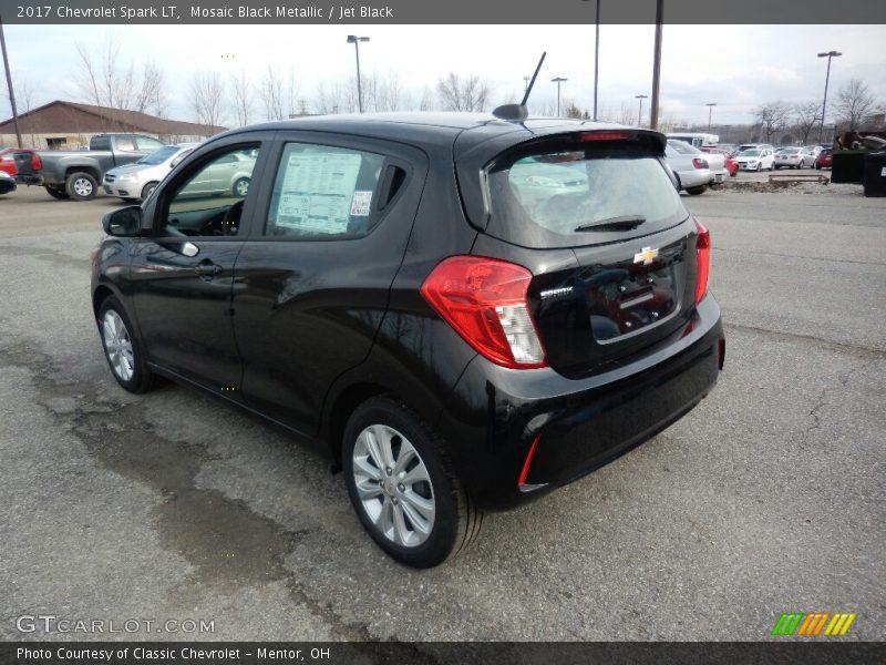 Mosaic Black Metallic / Jet Black 2017 Chevrolet Spark LT