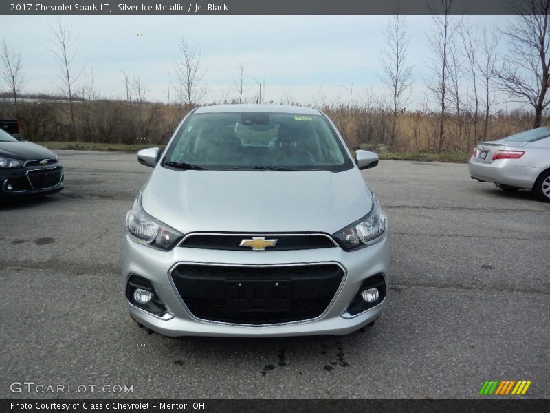 Silver Ice Metallic / Jet Black 2017 Chevrolet Spark LT