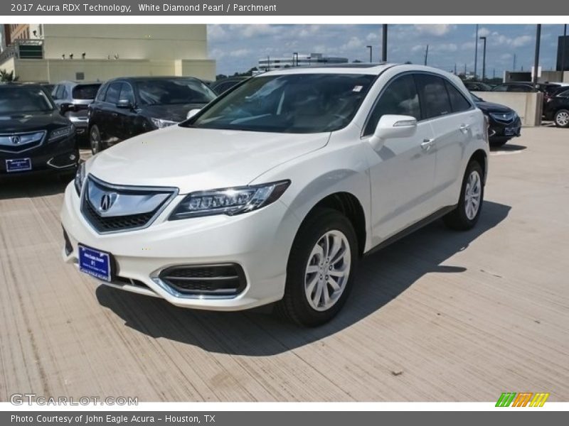 White Diamond Pearl / Parchment 2017 Acura RDX Technology
